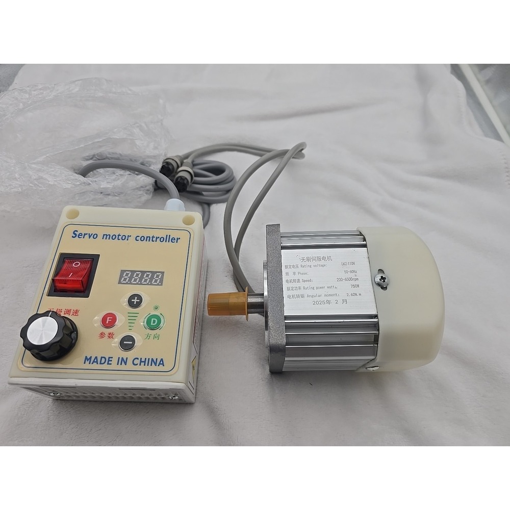 Dc Brushless Servo Motor Set 110V 1100W High Power and High Torque